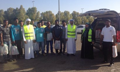 Al Ain University Participates in the Al Ain Warm Winter Campaign
