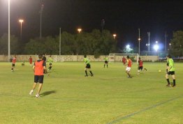 المباراة الأولى في بطولة كرة القدم للجامعات (مقر أبوظبي)