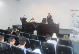 An Awareness lecture organized by Deanship of Student Affairs on obesity and effects was given by Dr. Nutrition