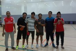 AAU Students (AD Campus) participated in Table Tennis Championship