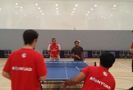 AAU Students (AD Campus) participated in Table Tennis Championship