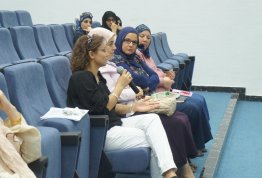 Deanship of Student Affairs organized an awareness day on the breast cancer in coordination with Tawam Hospital Breast Care Center 