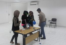 Abu Dhabi science fair training in AAU -Alain campus-