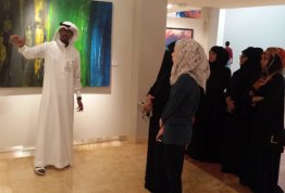  students visit to “Abu Dhabi Culture Center