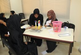ورشة عمل تدريبية للطلبة المشاركين في مهرجان أبوظبي للعلوم لسنة 2014 (مقر أبوظبي)