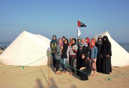 Scouting Camp (Female Students) at Fujairah - Al Ain Campus