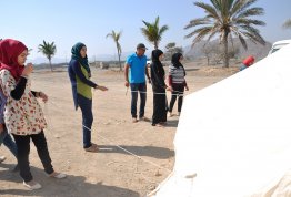 Scouting Camp (Female Students) at Fujairah - Al Ain Campus