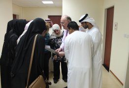 AAU students visit Gulf International Cancer Center (AD Campus)