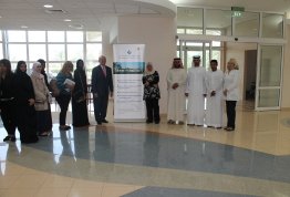زيارة طلبة جامعة العين لمركز الخليج الدولي للأورام (مقر أبوظبي)