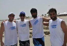 مشاركة طلابية لسباق جامعة السيربون للتجديف (مقر أبوظبي)