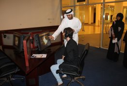 زيارة طلبة الجامعة لدارة الدكتور سلطان القاسمي للدراسات الخليجية (مقر أبوظبي)