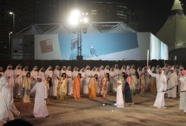 مشاركة طلاب الجامعة بمهرجان قصر الحصن (أبوظبي)