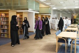 زيارة طلابية لمركز الامارات للدراسات والبحوث الاستراتيجية/ مكتبة الاتحاد  - مقر أبوظبي