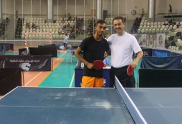 Participating at Abu Dhabi 2nd Open Championship in Table Tennis - Al Jazeera Sports Club