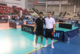 المشاركة في بطولة أبوظبي الثانية المفتوحة لكرة الطاولة - نادي الجزيرة الرياضي