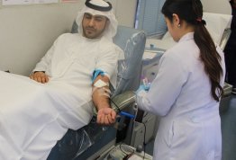 حملة التبرع بالدم (دماؤنا ليست أغلى من دمائهم) - مقر العين