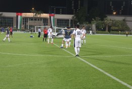 AAU Football Team Vs. Dubai Commercial Bank Team - 