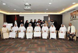 AAU Students visited Emirates Red Crescent - AD Campus