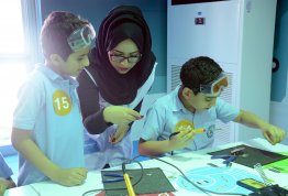 AAU Students Participation at AD Science Festival