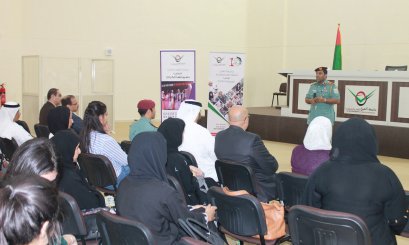 An awareness lecture at AAU about using Social Media Platforms