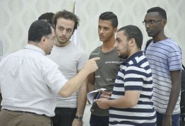 اللقاء الترحيبي لكلية الصيدلة مع الطلبة الجدد في جامعة العين (مقر أبوظبي)
