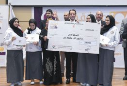 AAU concluded the 5th Scientific Competition by coronation “Tawam” and “Ashbal Al Quds”