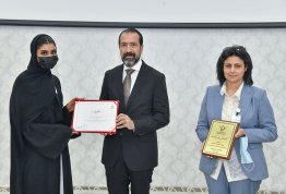 تكريم طلبة لائحة شرف الجامعة للفصل الأول 2021-2022 (مقر أبوظبي)