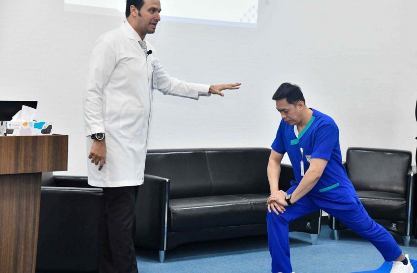 A workshop entitled; Methods of Treatment for Sports Injuries
