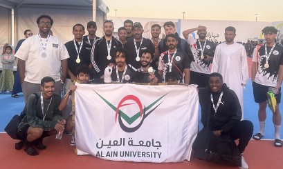 جامعة العين تتوج بالمركز الثاني في بطولة الجامعات لكرة القدم 
