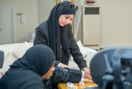 A Student's visit to Old People's Home 